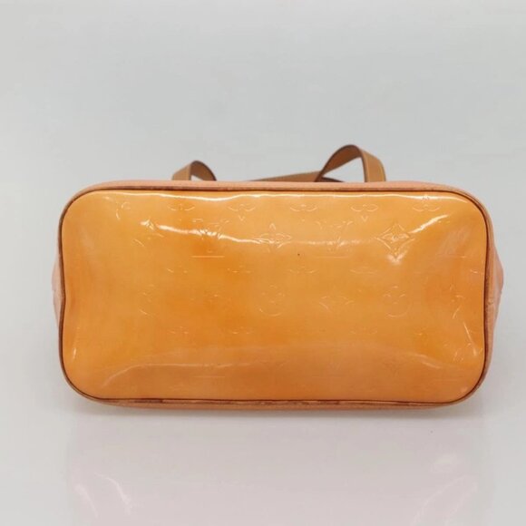 LOUIS VUITTON Monogram Vernis Houston Bag Marshmallow Pink M91302 LV Auth BA3921 - Picture 5 of 16